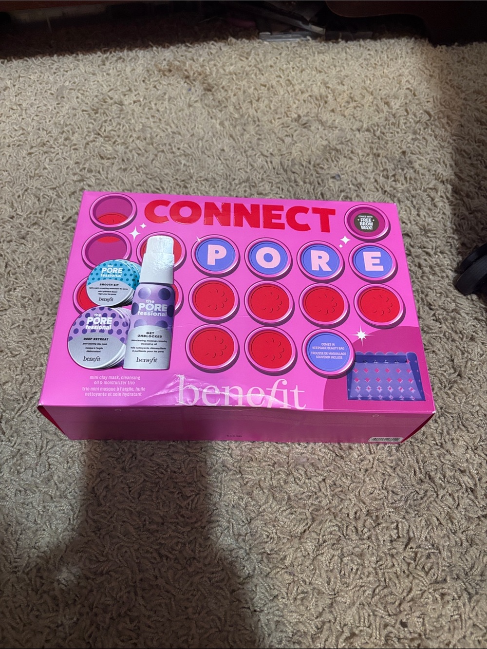 Benefit CONNECT PORE Primer Set - Bright Pink Packaging